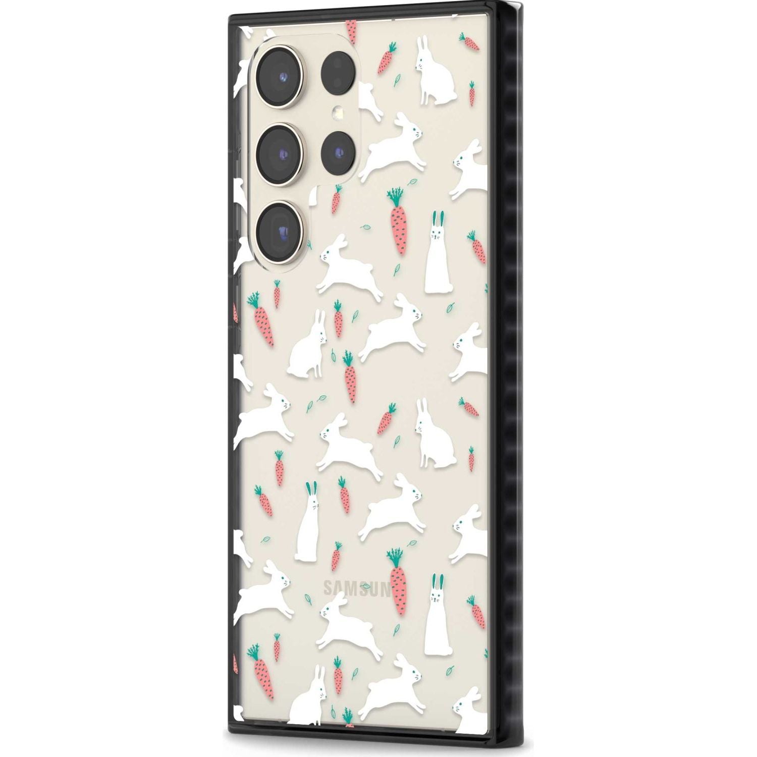 White Bunnies And Carrots