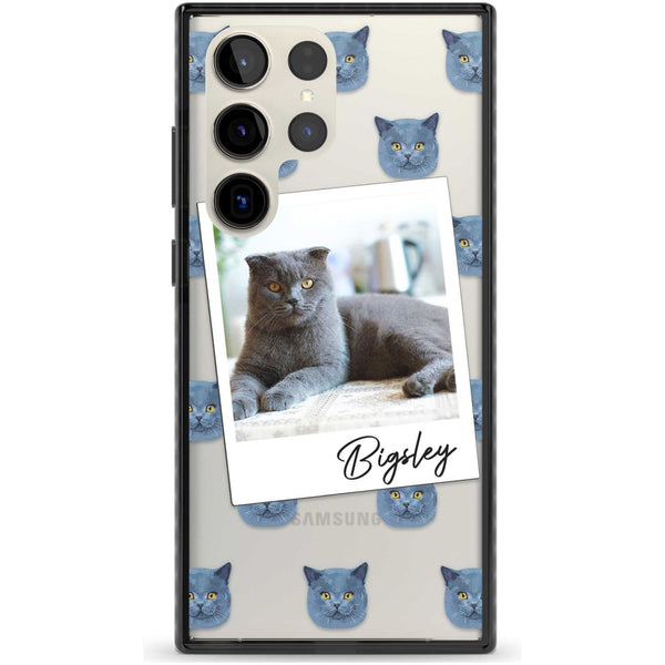 Personalised English Blue Cat Photo