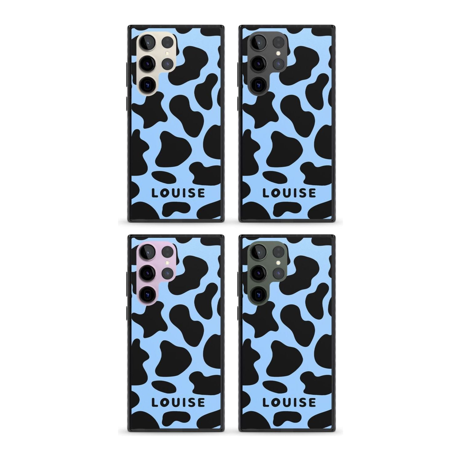 Personalised Blue and Black Cow Print Custom Phone Case iPhone 15 Pro Max / Black Impact Case,iPhone 15 Plus / Black Impact Case,iPhone 15 Pro / Black Impact Case,iPhone 15 / Black Impact Case,iPhone 15 Pro Max / Impact Case,iPhone 15 Plus / Impact Case,iPhone 15 Pro / Impact Case,iPhone 15 / Impact Case,iPhone 15 Pro Max / Magsafe Black Impact Case,iPhone 15 Plus / Magsafe Black Impact Case,iPhone 15 Pro / Magsafe Black Impact Case,iPhone 15 / Magsafe Black Impact Case,iPhone 14 Pro Max / Black Impact Case