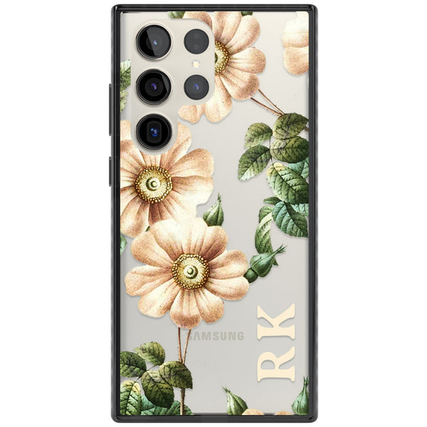 Personalised Vintage Floral Anemone