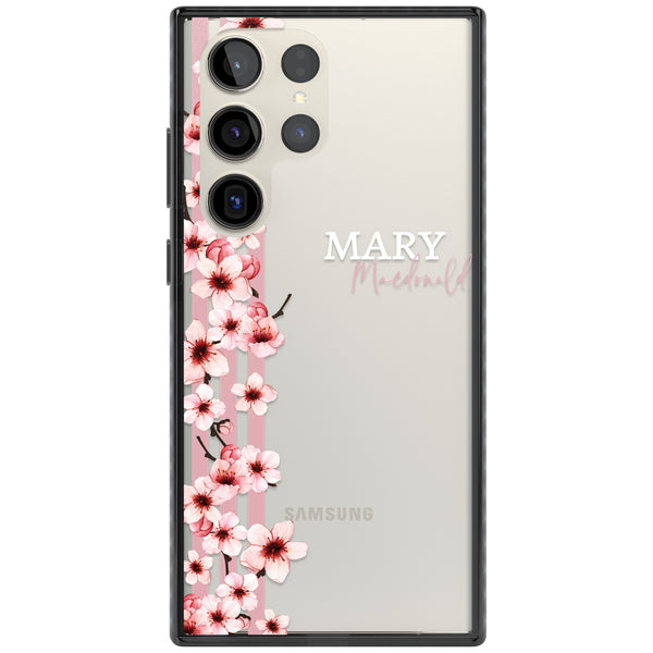 Personalised Cherry Blossom Stripe