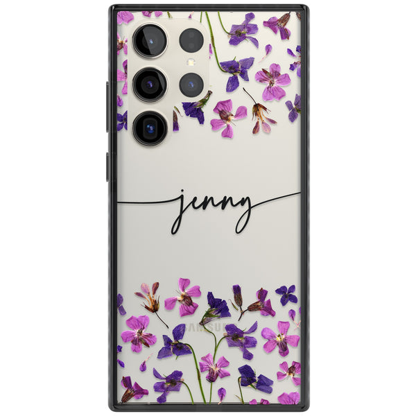 Personalised Purple Wildflowers
