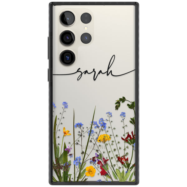 Personalised Wildflower Script
