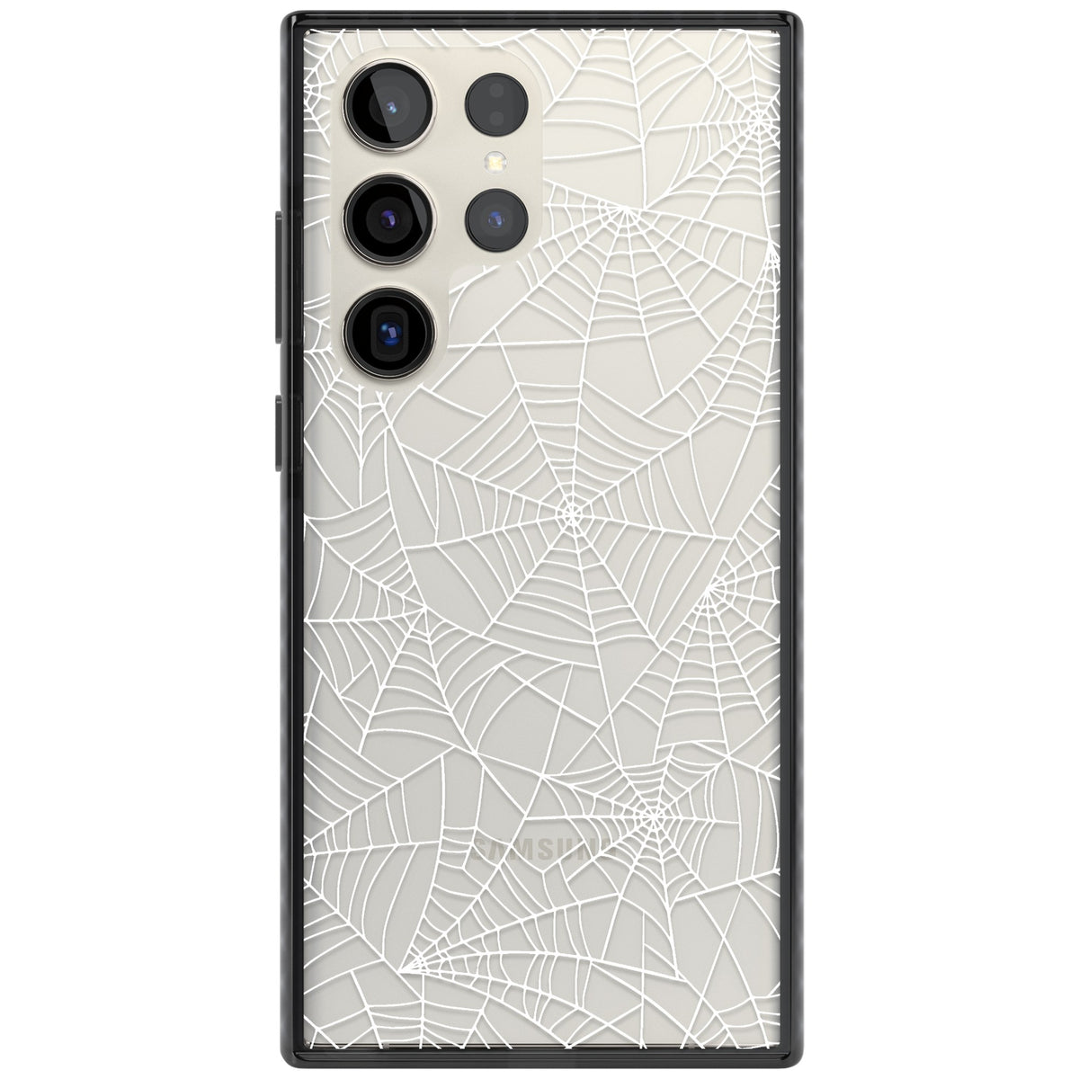 Spider Webs Samsung S22 Ultra / Samsung S23 Ultra / Samsung S24 Ultra Impact Black Phone Case front