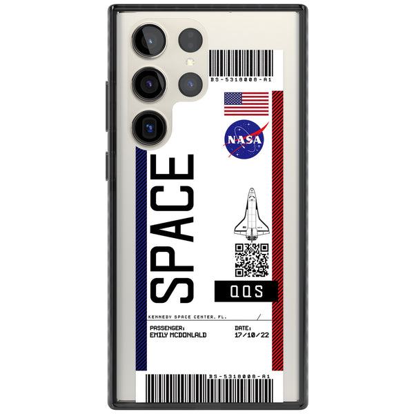 Personalised Nasa Boarding Pass (Light)