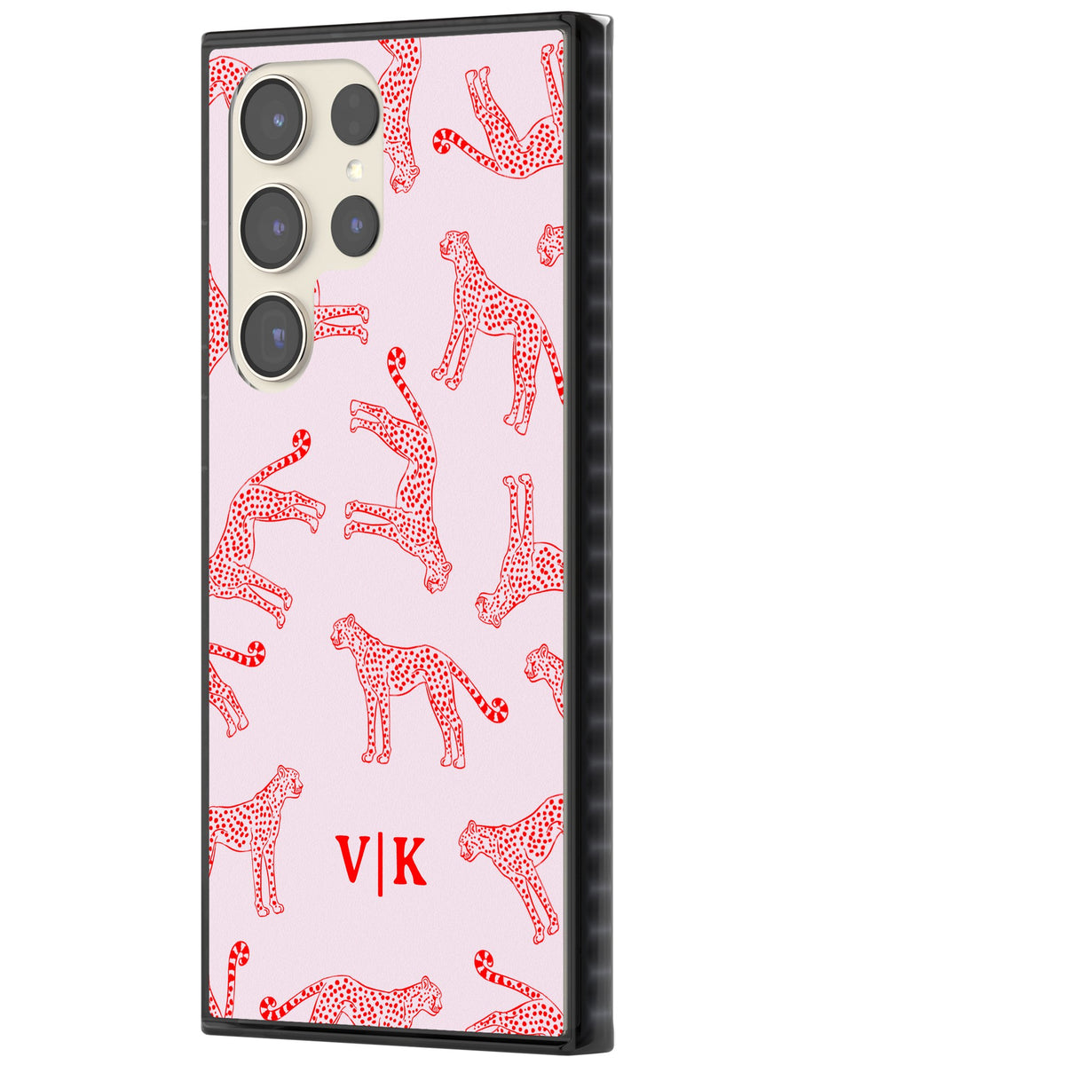 Scarlet Cheetahs Samsung S22 Ultra / Samsung S23 Ultra / Samsung S24 Ultra Impact Black Phone Case side
