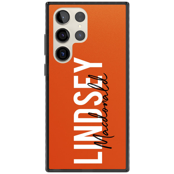 Personalised Bold Name: Orange