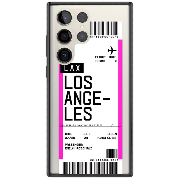 Personalised Los Angeles Boarding Pass