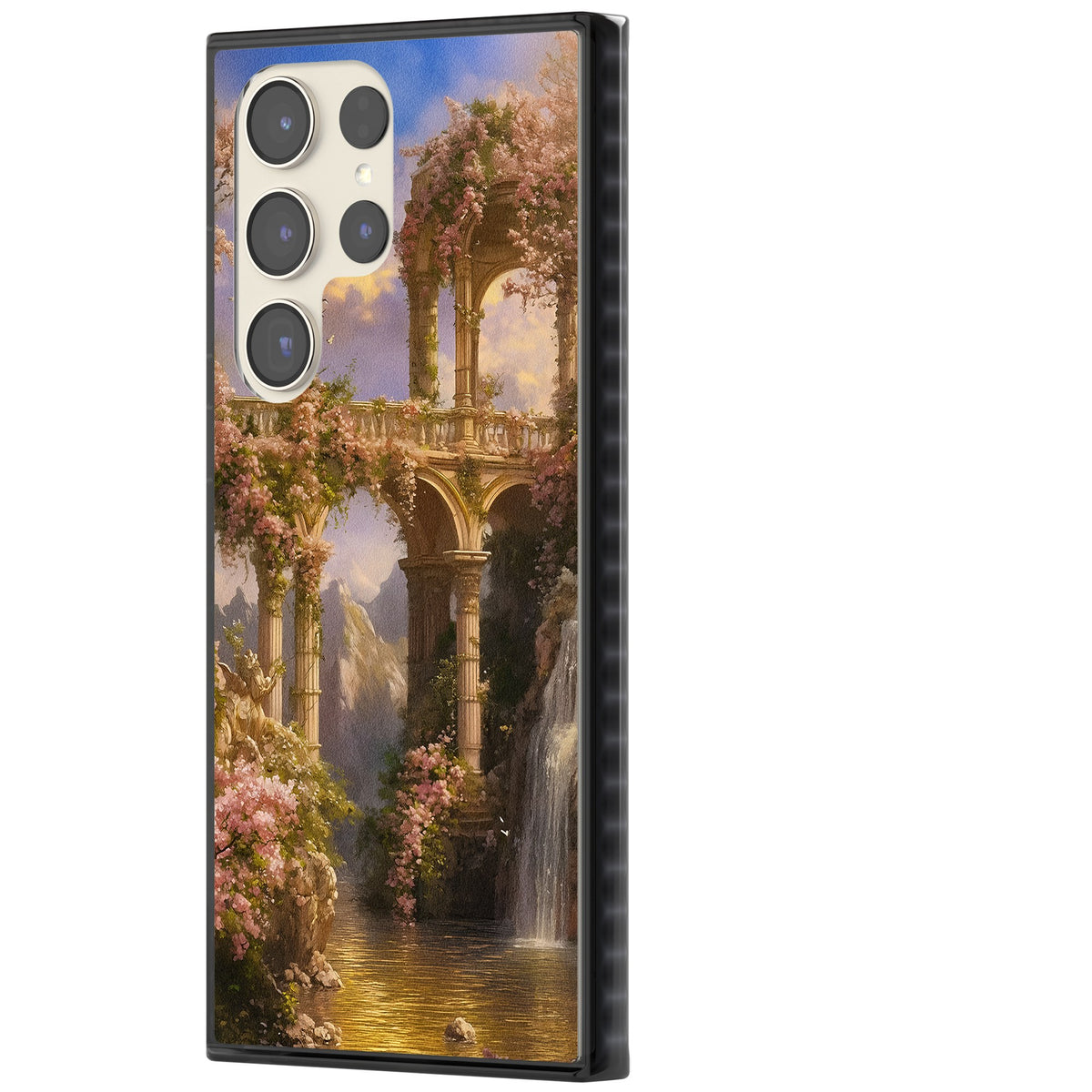 Castle River Samsung S22 Ultra / Samsung S23 Ultra / Samsung S24 Ultra Impact Black Phone Case side