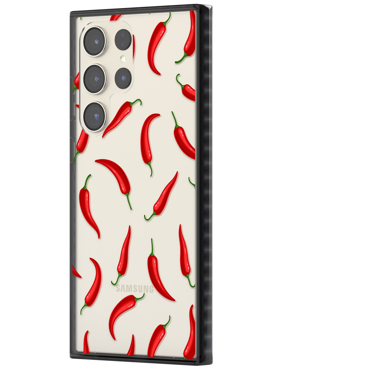 Chilli Heat Samsung S22 Ultra / Samsung S23 Ultra / Samsung S24 Ultra Impact Black Phone Case side