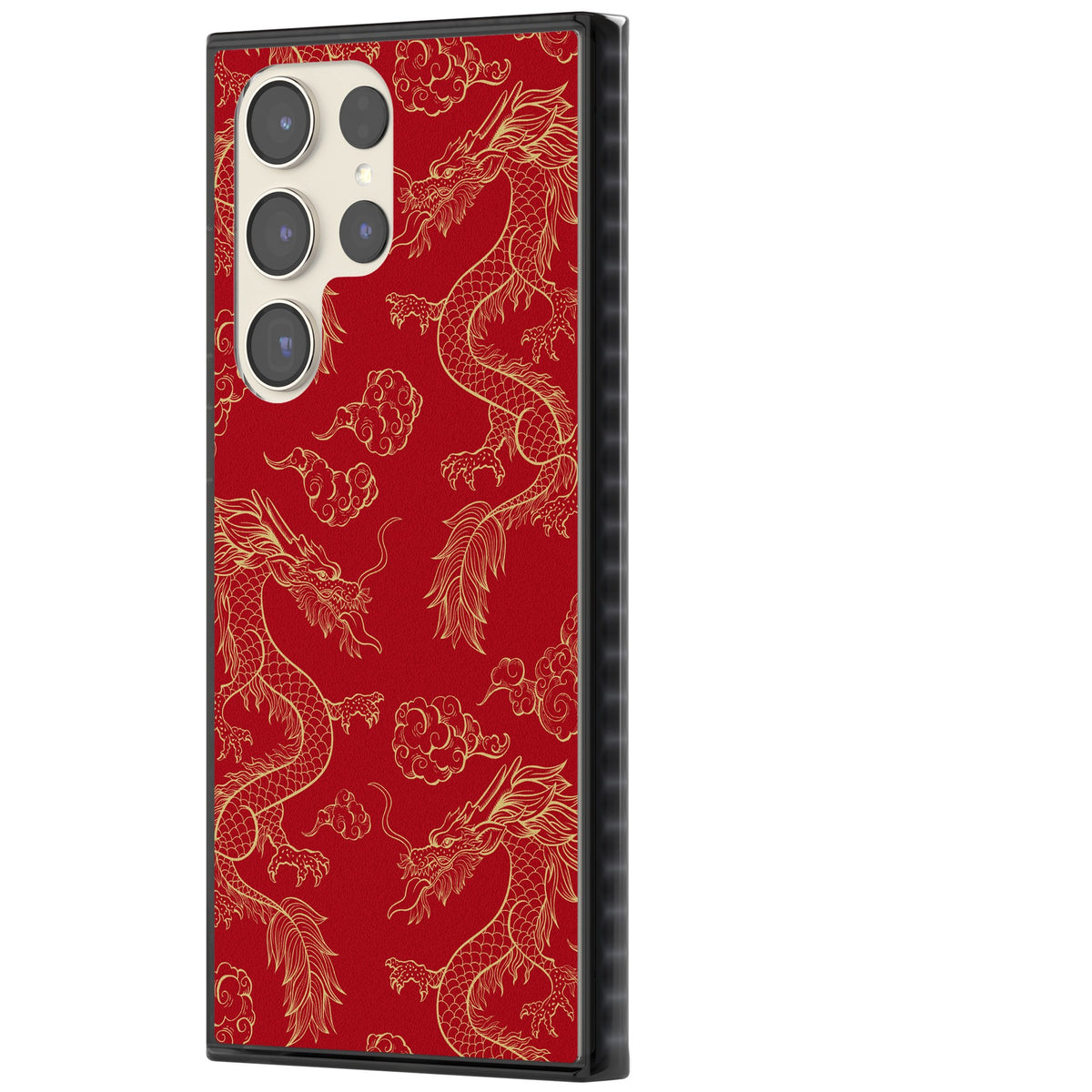 Crimson Dynasty Samsung S22 Ultra / Samsung S23 Ultra / Samsung S24 Ultra Impact Black Phone Case side