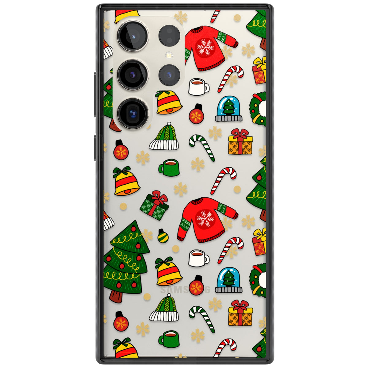 Holiday Medley Samsung S22 Ultra / Samsung S23 Ultra / Samsung S24 Ultra Impact Black Phone Case front
