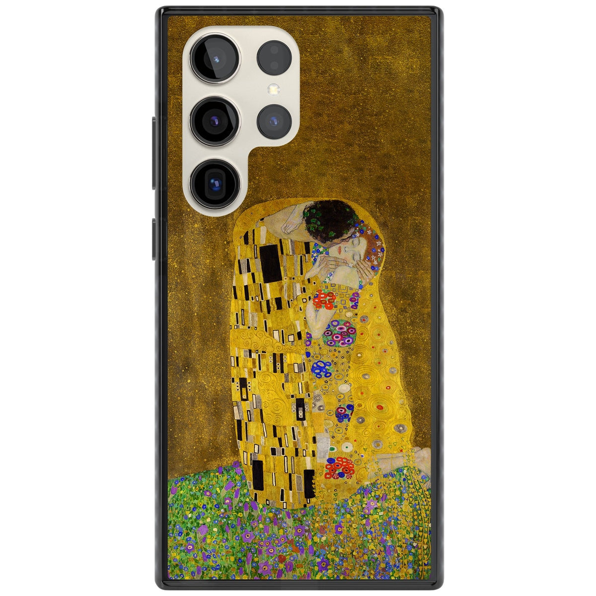 The Kiss Samsung S22 Ultra / Samsung S23 Ultra / Samsung S24 Ultra Impact Black Phone Case front