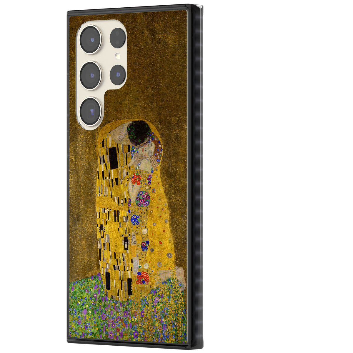 The Kiss Samsung S22 Ultra / Samsung S23 Ultra / Samsung S24 Ultra Impact Black Phone Case side