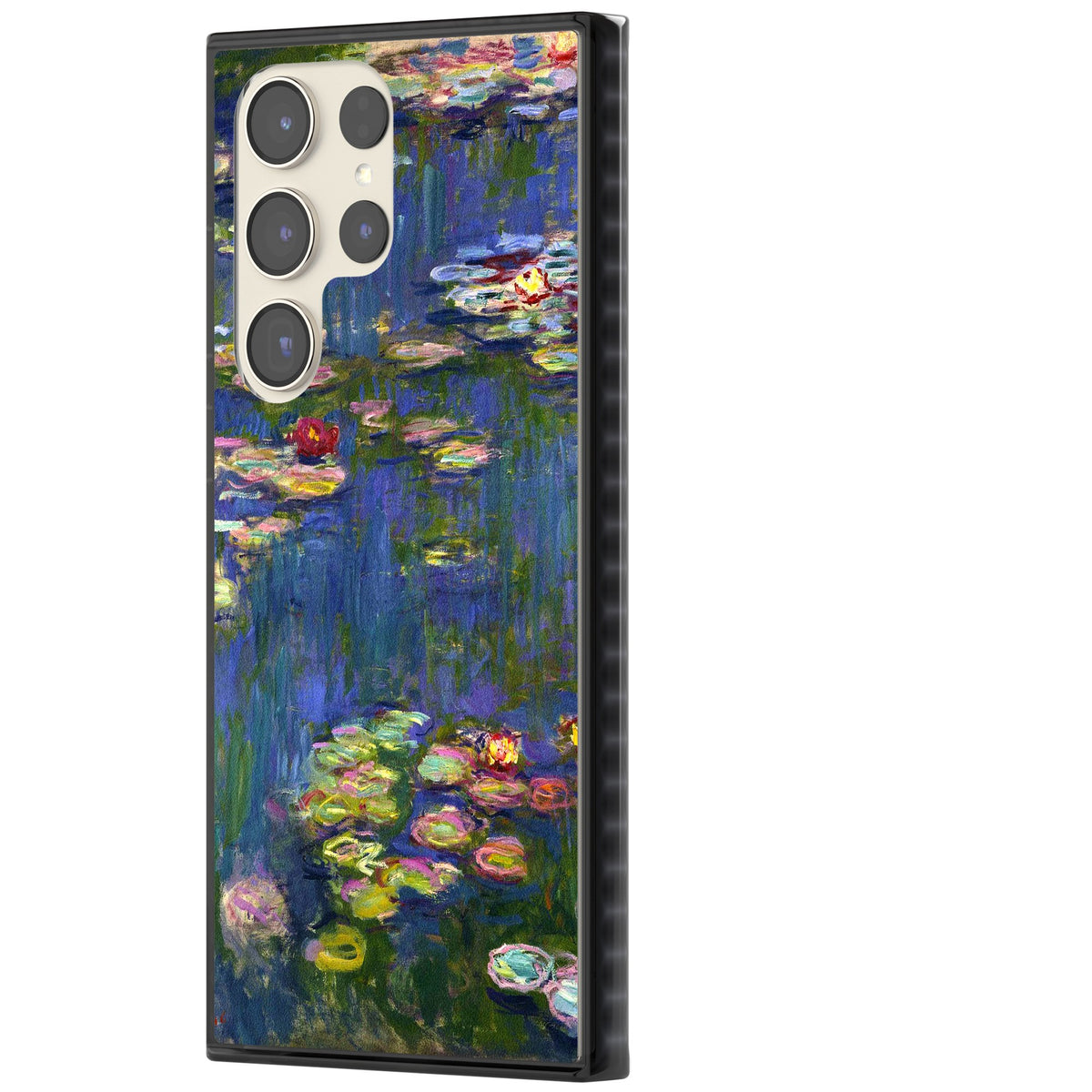 Water Lilies II Samsung S22 Ultra / Samsung S23 Ultra / Samsung S24 Ultra Impact Black Phone Case side