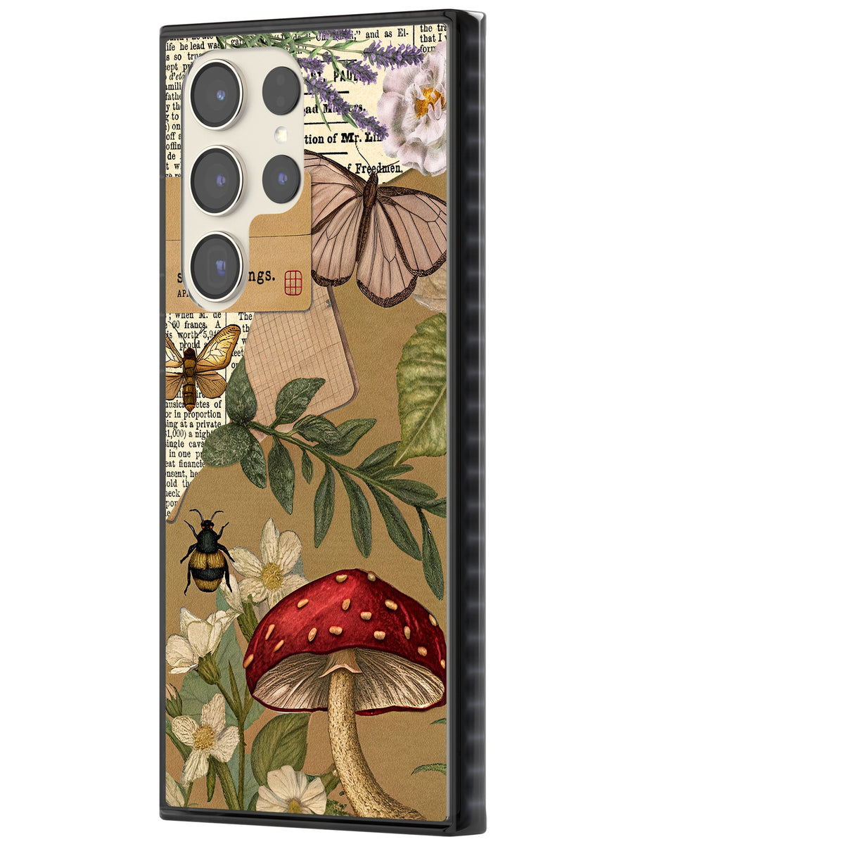 Simple Things Samsung S22 Ultra / Samsung S23 Ultra / Samsung S24 Ultra Impact Black Phone Case side