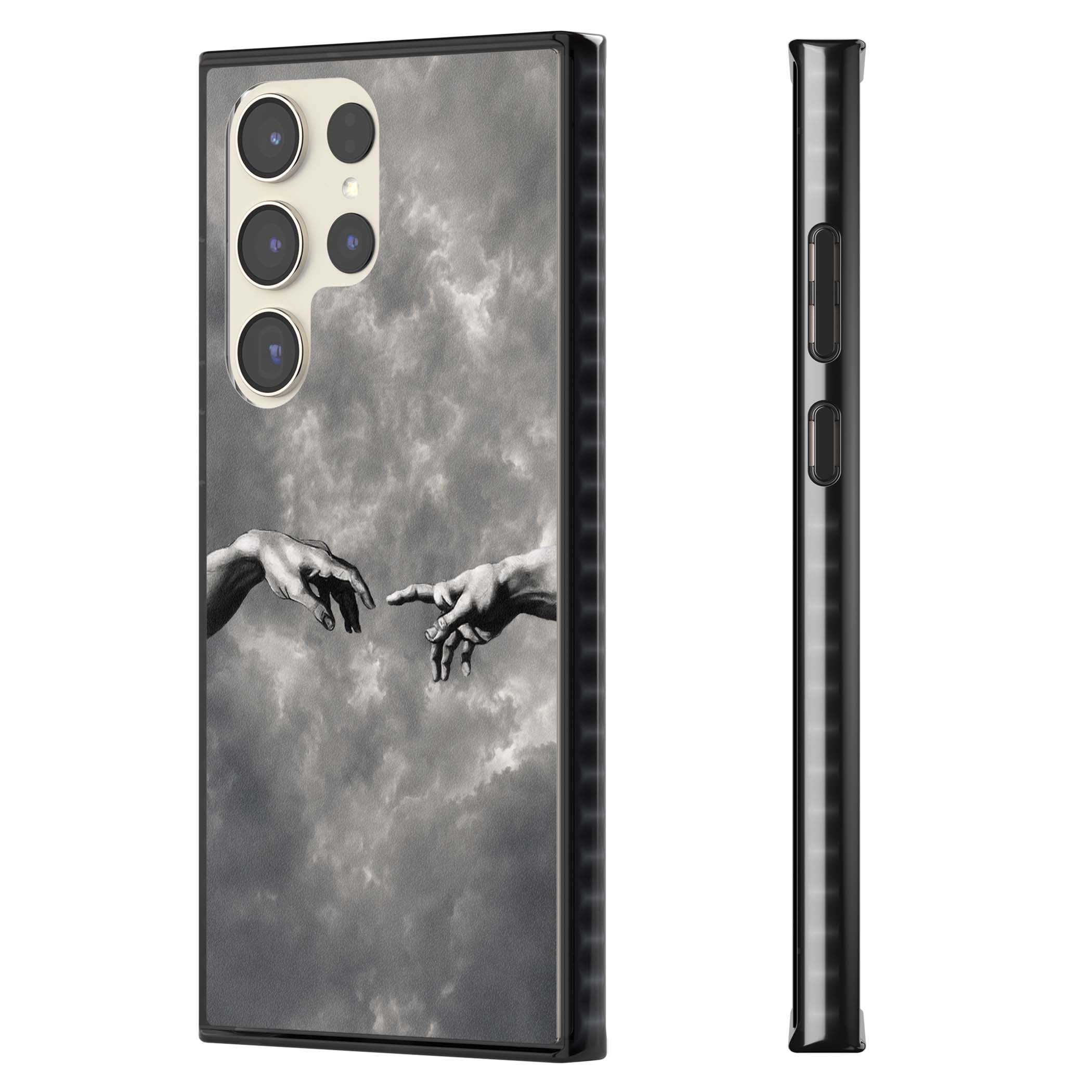 Creation art iPhone case | Black Impact case for Samsung Galaxy S24 Ultra, Samsung Galaxy S23 Ultra, Samsung Galaxy S22 Ultra