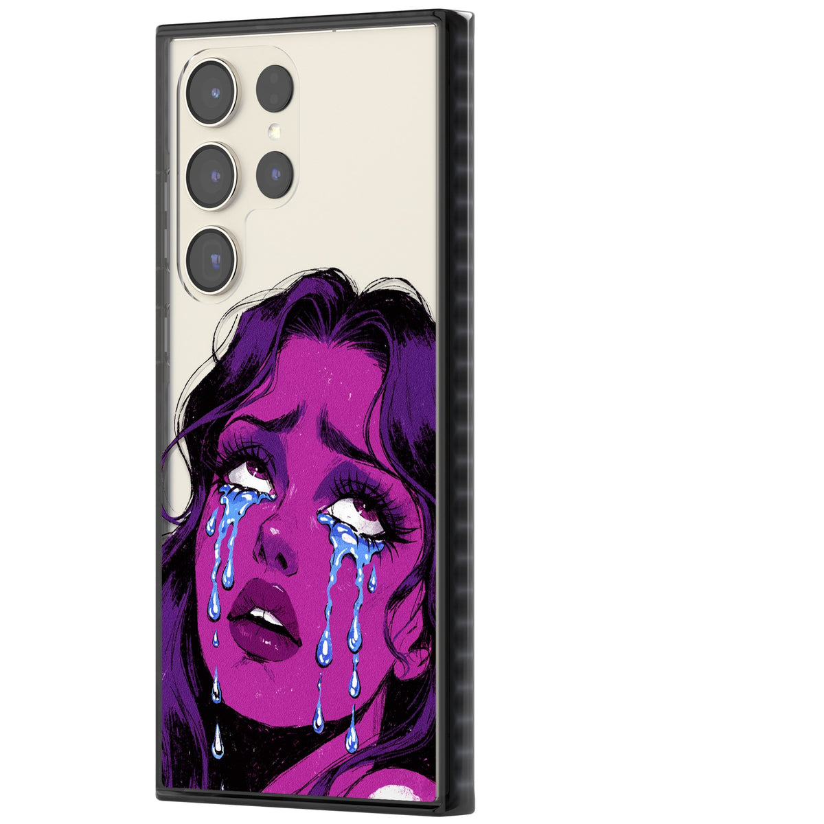 Drama Queen Samsung S22 Ultra / Samsung S23 Ultra / Samsung S24 Ultra Impact Black Phone Case side