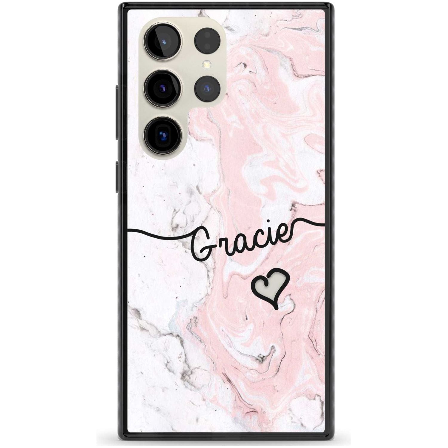 Personalised Pink Marble