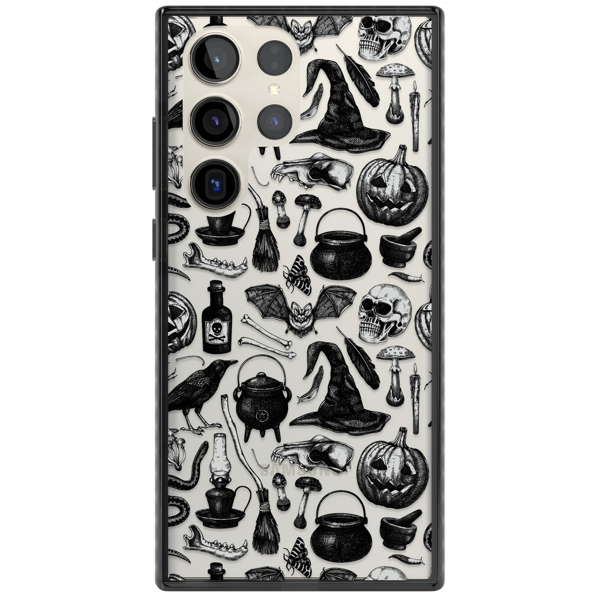 Dark Witchy Samsung S22 Ultra / Samsung S23 Ultra / Samsung S24 Ultra Impact Black Phone Case front