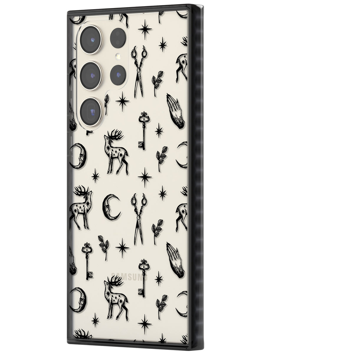 Forest Rituals & Relics Samsung S22 Ultra / Samsung S23 Ultra / Samsung S24 Ultra Impact Black Phone Case side