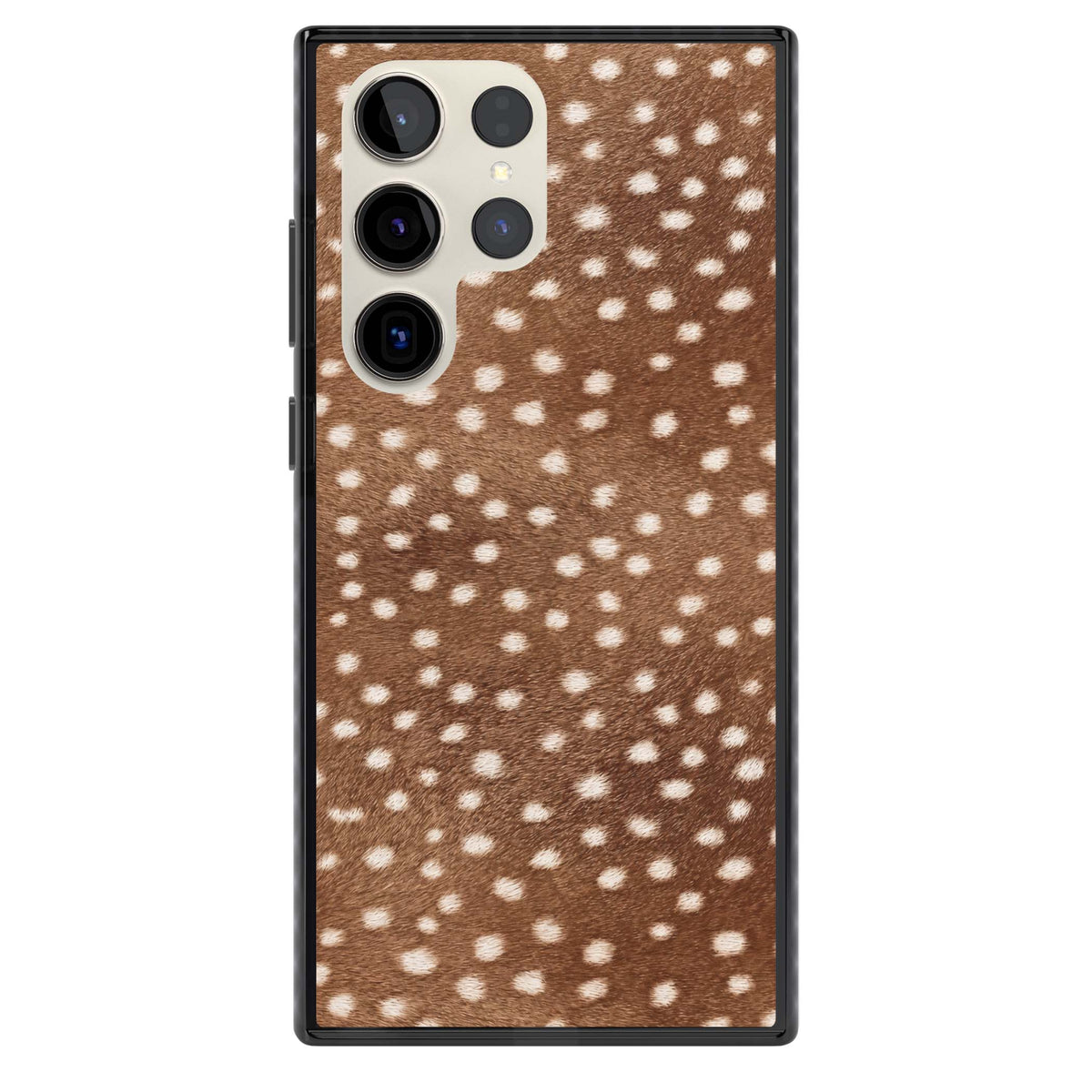 Deer Print animals iPhone case | Black Impact case for Samsung Galaxy S24 Ultra, Samsung Galaxy S23 Ultra, Samsung Galaxy S22 Ultra