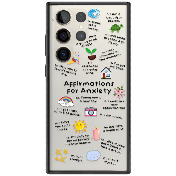 Anxiety Reminders (Black)