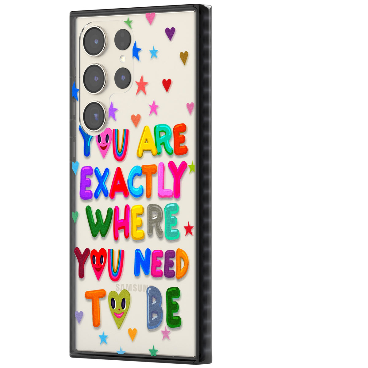 Exactly Where You Need To Be Samsung S22 Ultra / Samsung S23 Ultra / Samsung S24 Ultra Impact Black Phone Case side