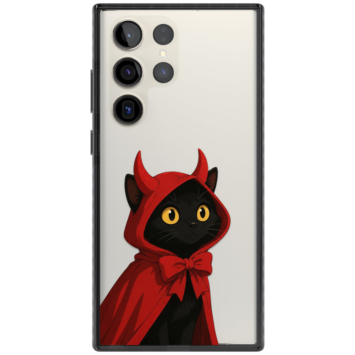 Little Devil Samsung S22 Ultra / Samsung S23 Ultra / Samsung S24 Ultra Impact Black Phone Case front