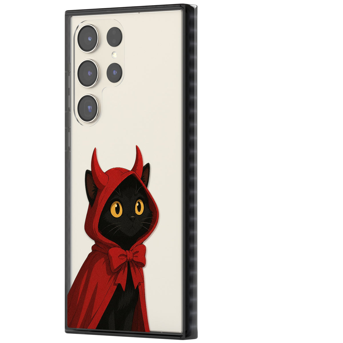 Little Devil Samsung S22 Ultra / Samsung S23 Ultra / Samsung S24 Ultra Impact Black Phone Case side