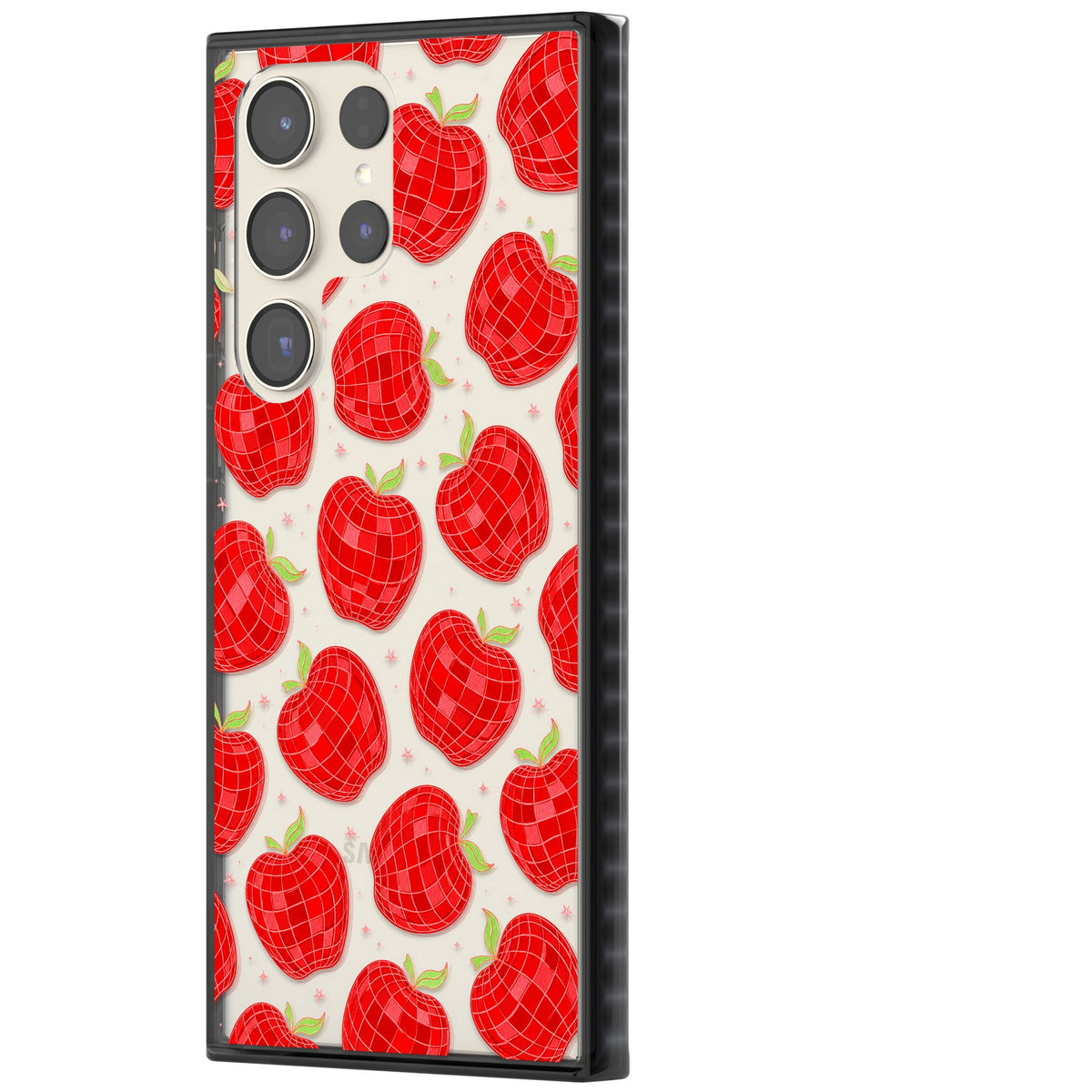 Disco Apples Samsung S22 Ultra / Samsung S23 Ultra / Samsung S24 Ultra Impact Black Phone Case side