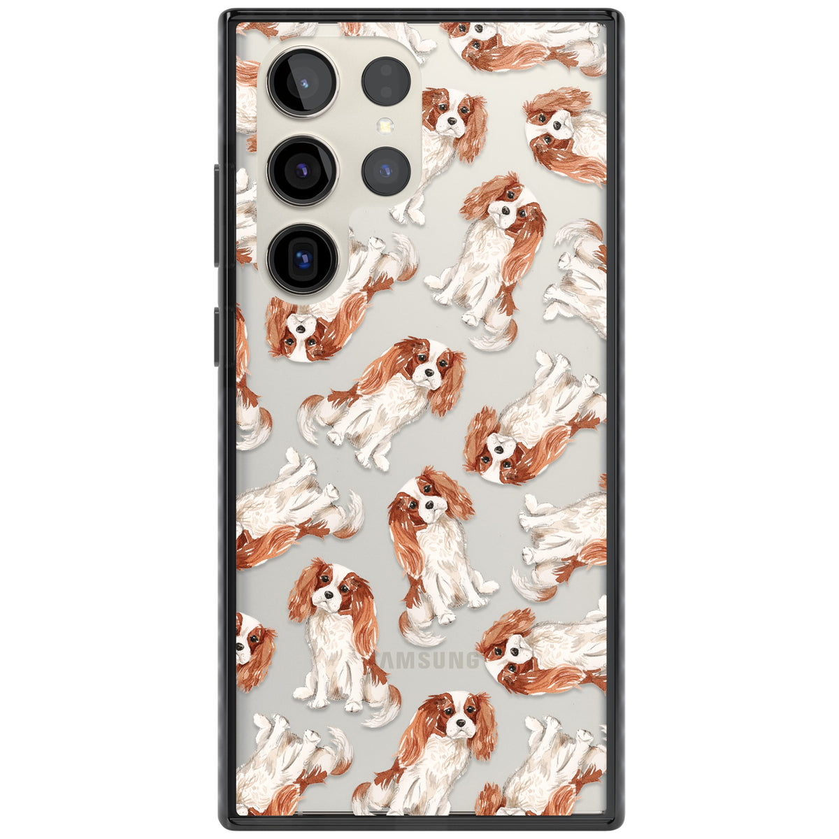 Cavalier King Charles Spaniel Samsung S22 Ultra / Samsung S23 Ultra / Samsung S24 Ultra Impact Black Phone Case front