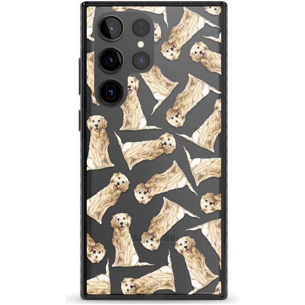 Golden Retriever Watercolor Pattern