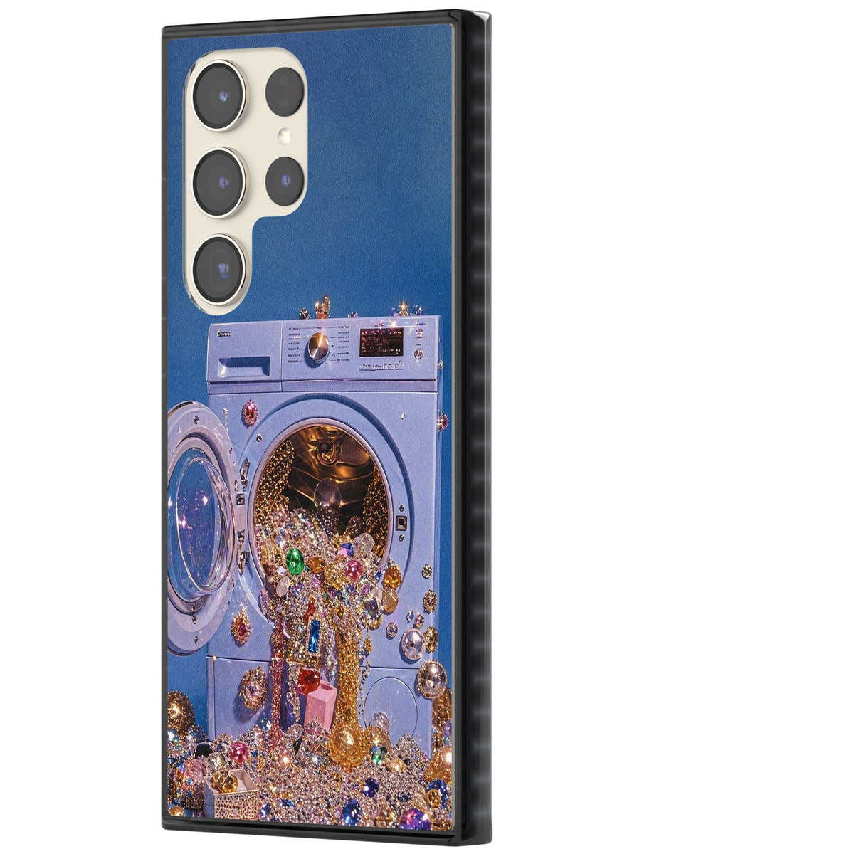 Gem Laundry Samsung S22 Ultra / Samsung S23 Ultra / Samsung S24 Ultra Impact Black Phone Case side
