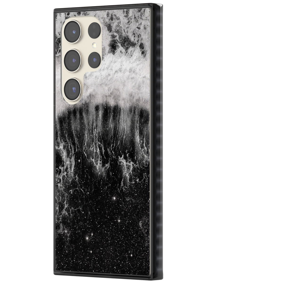 Deep Wave Samsung S22 Ultra / Samsung S23 Ultra / Samsung S24 Ultra Impact Black Phone Case side