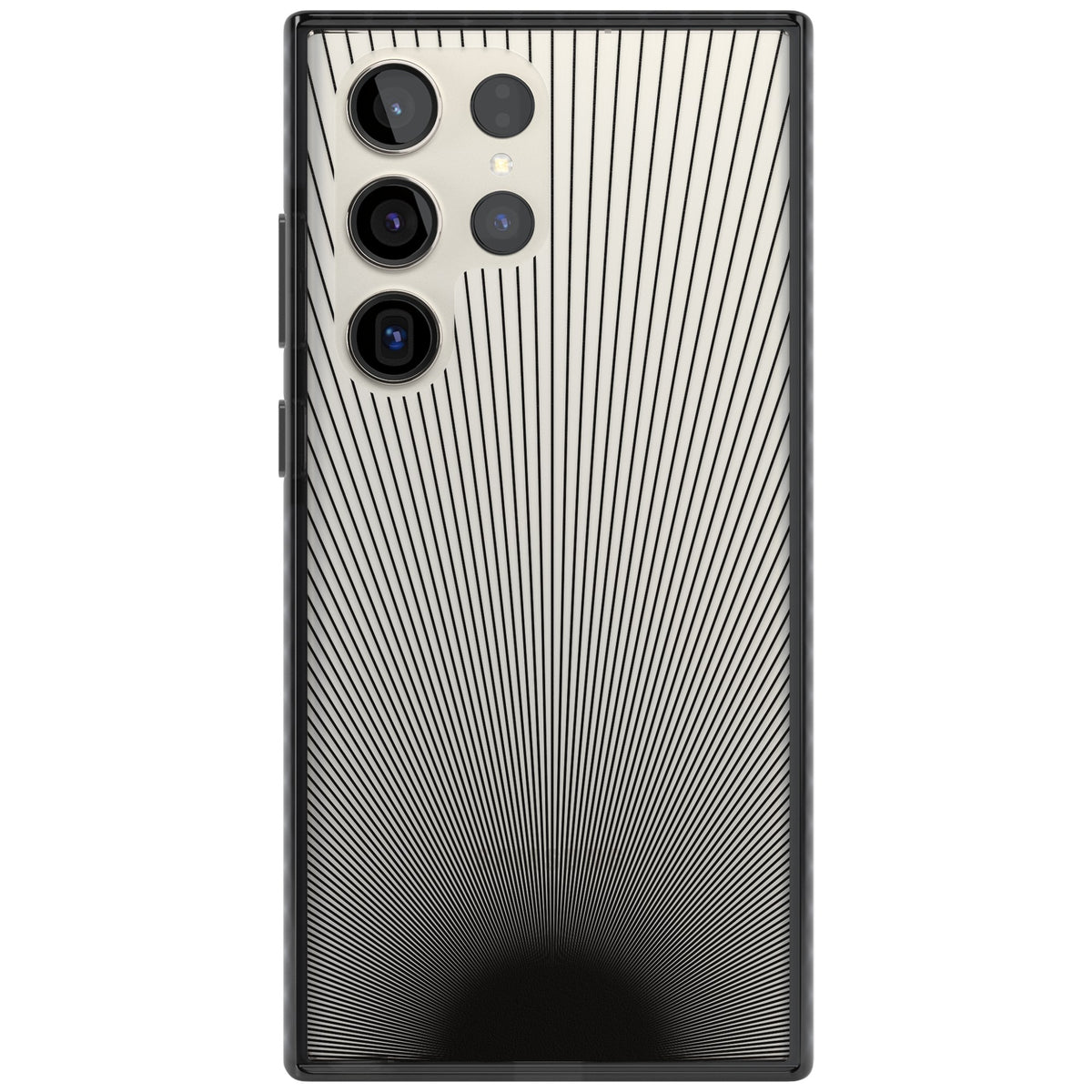 Linear Horizon Samsung S22 Ultra / Samsung S23 Ultra / Samsung S24 Ultra Impact Black Phone Case front