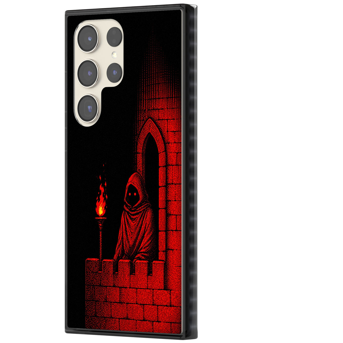 Crimson Crypt Samsung S22 Ultra / Samsung S23 Ultra / Samsung S24 Ultra Impact Black Phone Case side