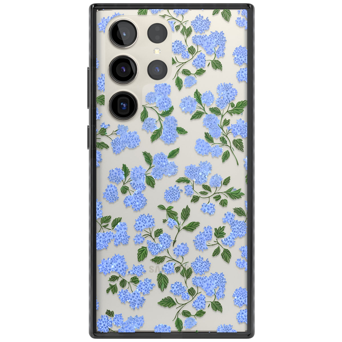 Hydrangea Dreams Samsung S22 Ultra / Samsung S23 Ultra / Samsung S24 Ultra Impact Black Phone Case front