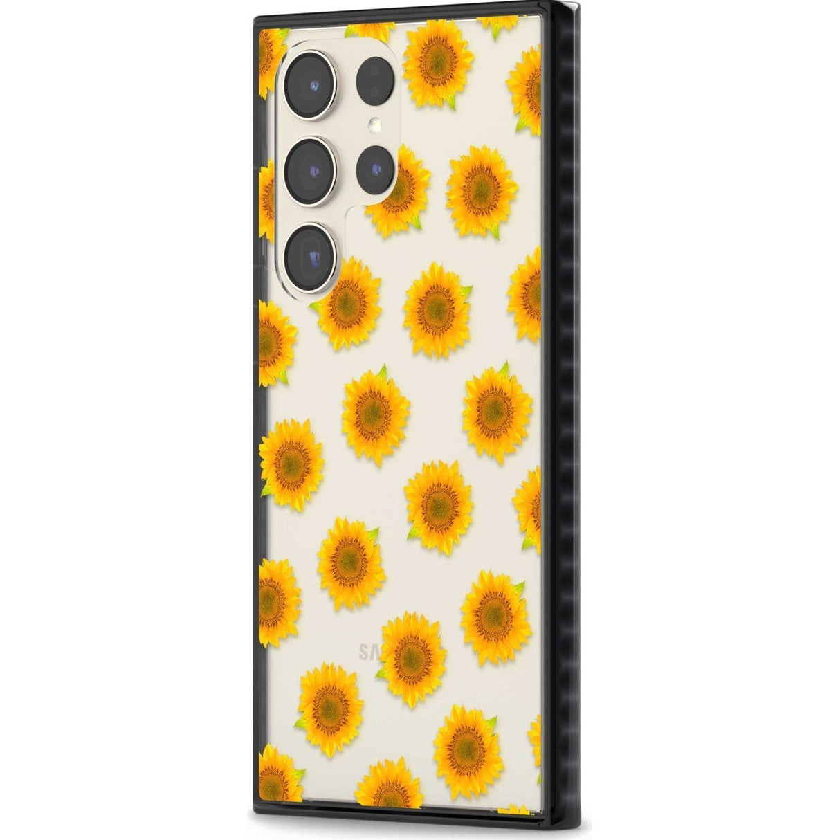 Sunflowers Transparent Pattern
