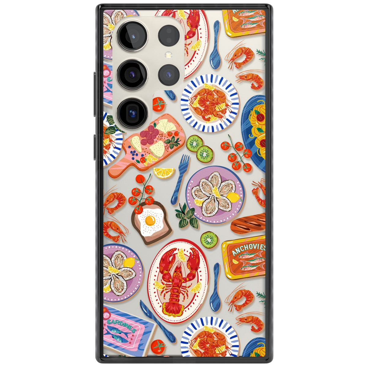 Coastal Spread Samsung S22 Ultra / Samsung S23 Ultra / Samsung S24 Ultra Impact Black Phone Case front