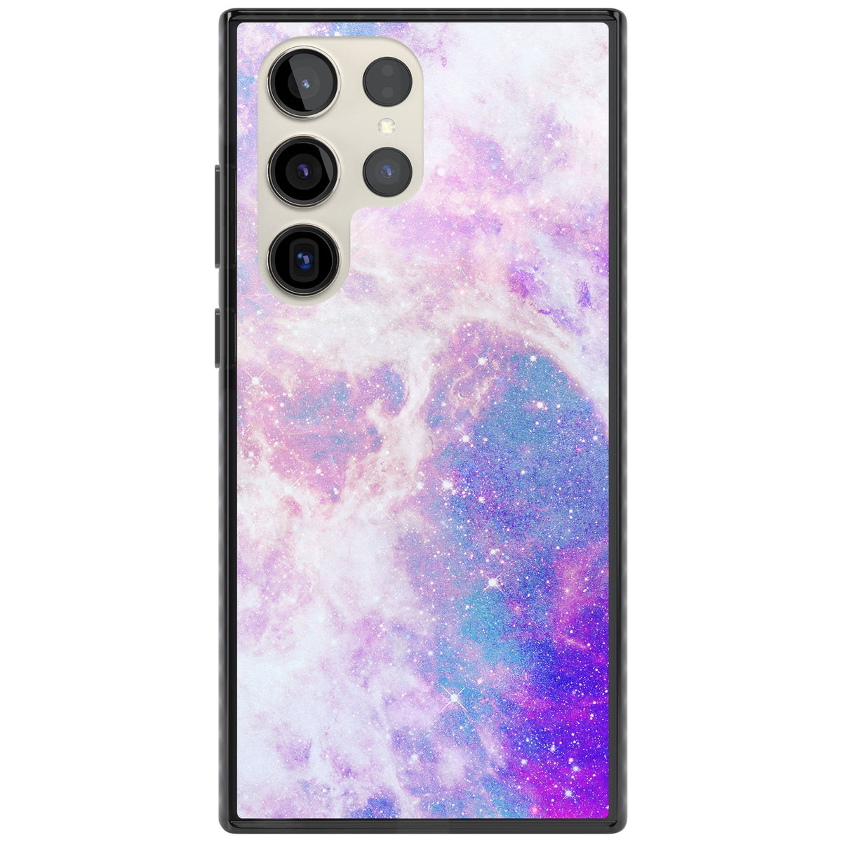 Pastel Galaxy Samsung S22 Ultra / Samsung S23 Ultra / Samsung S24 Ultra Impact Black Phone Case front