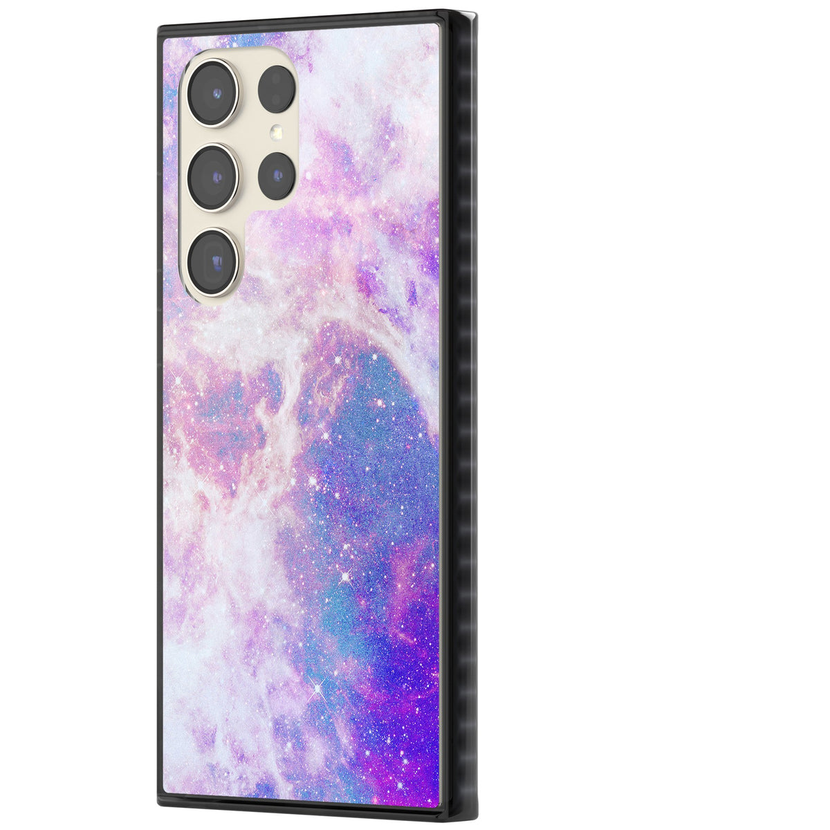 Pastel Galaxy Samsung S22 Ultra / Samsung S23 Ultra / Samsung S24 Ultra Impact Black Phone Case side