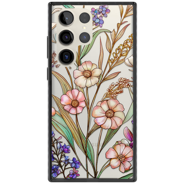 Glass Spring Flowers
