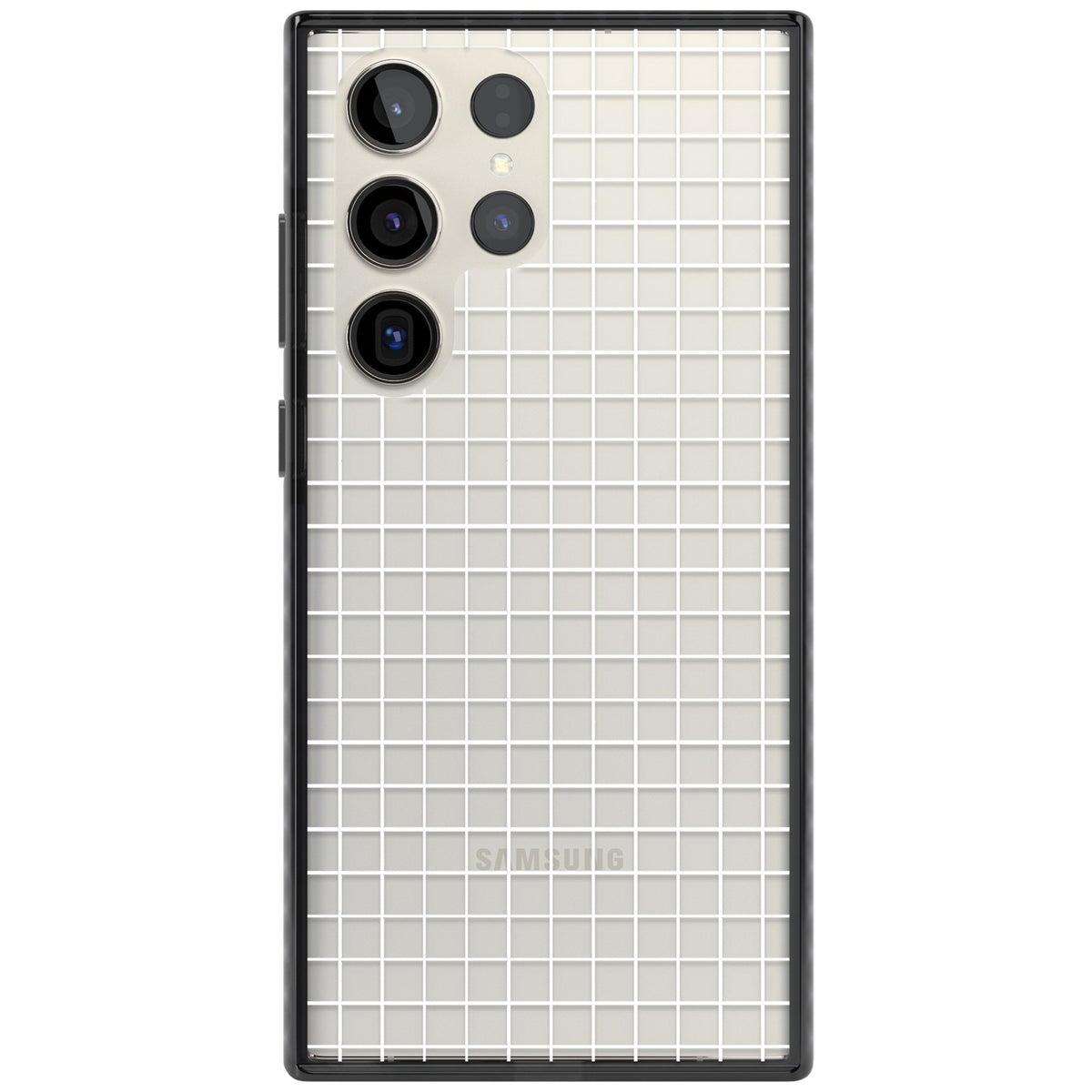 Arctic Mesh Samsung S22 Ultra / Samsung S23 Ultra / Samsung S24 Ultra Impact Black Phone Case front