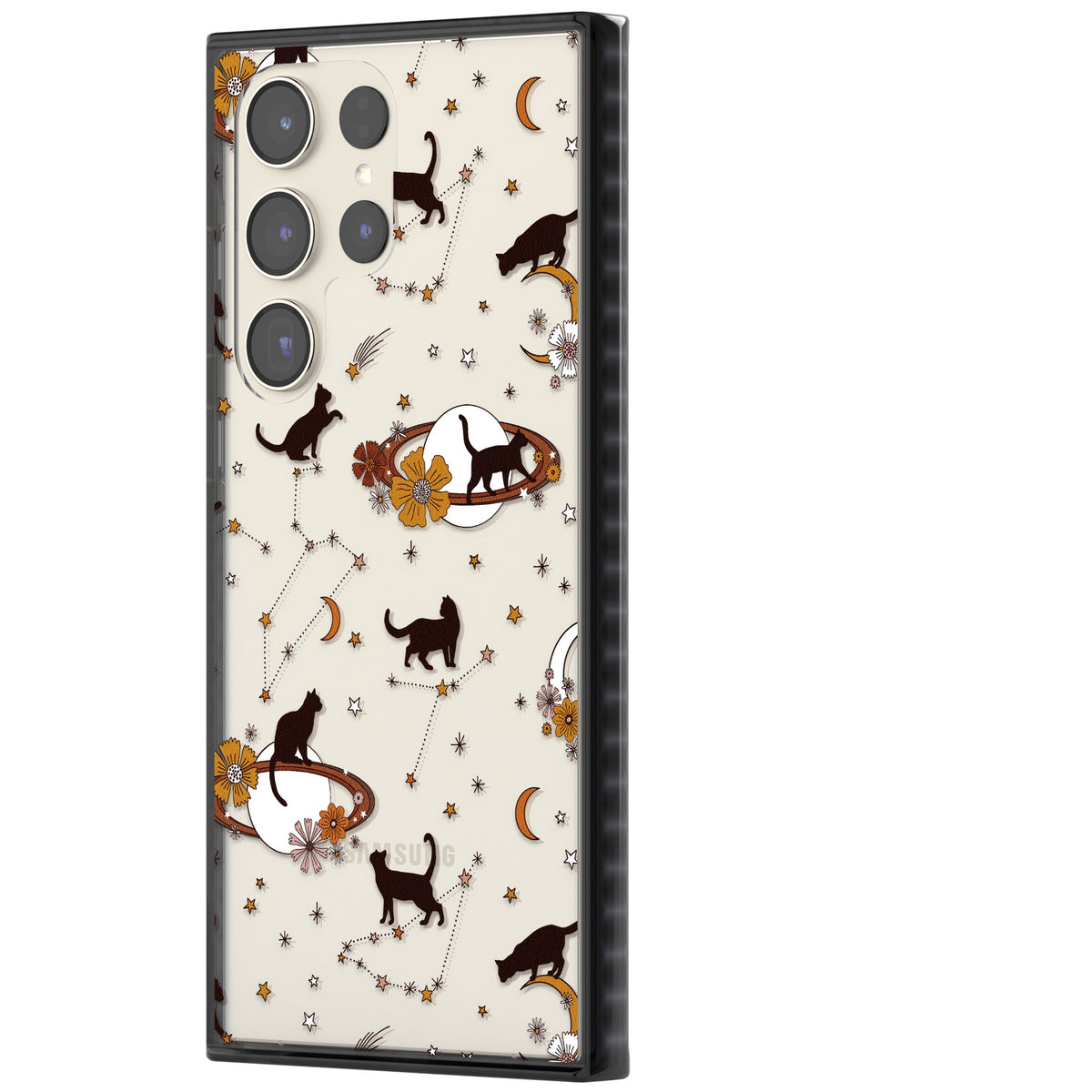 Cats And Astrology Samsung S22 Ultra / Samsung S23 Ultra / Samsung S24 Ultra Impact Black Phone Case side