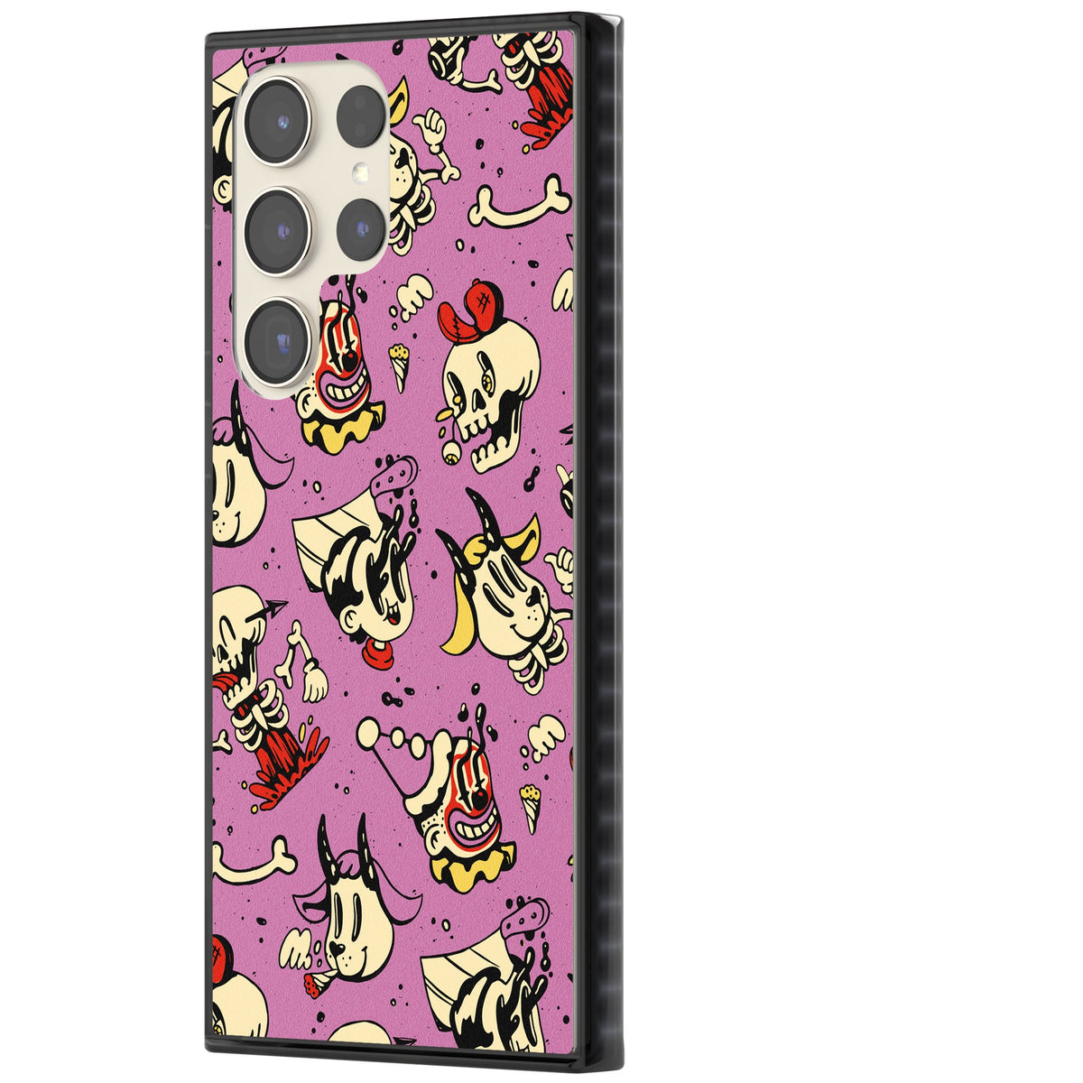 Violet Mischief Samsung S22 Ultra / Samsung S23 Ultra / Samsung S24 Ultra Impact Black Phone Case side