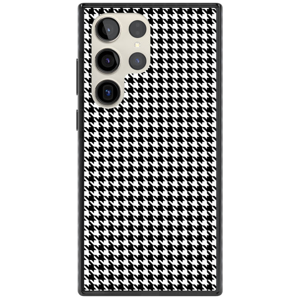 Black Houndstooth Pattern
