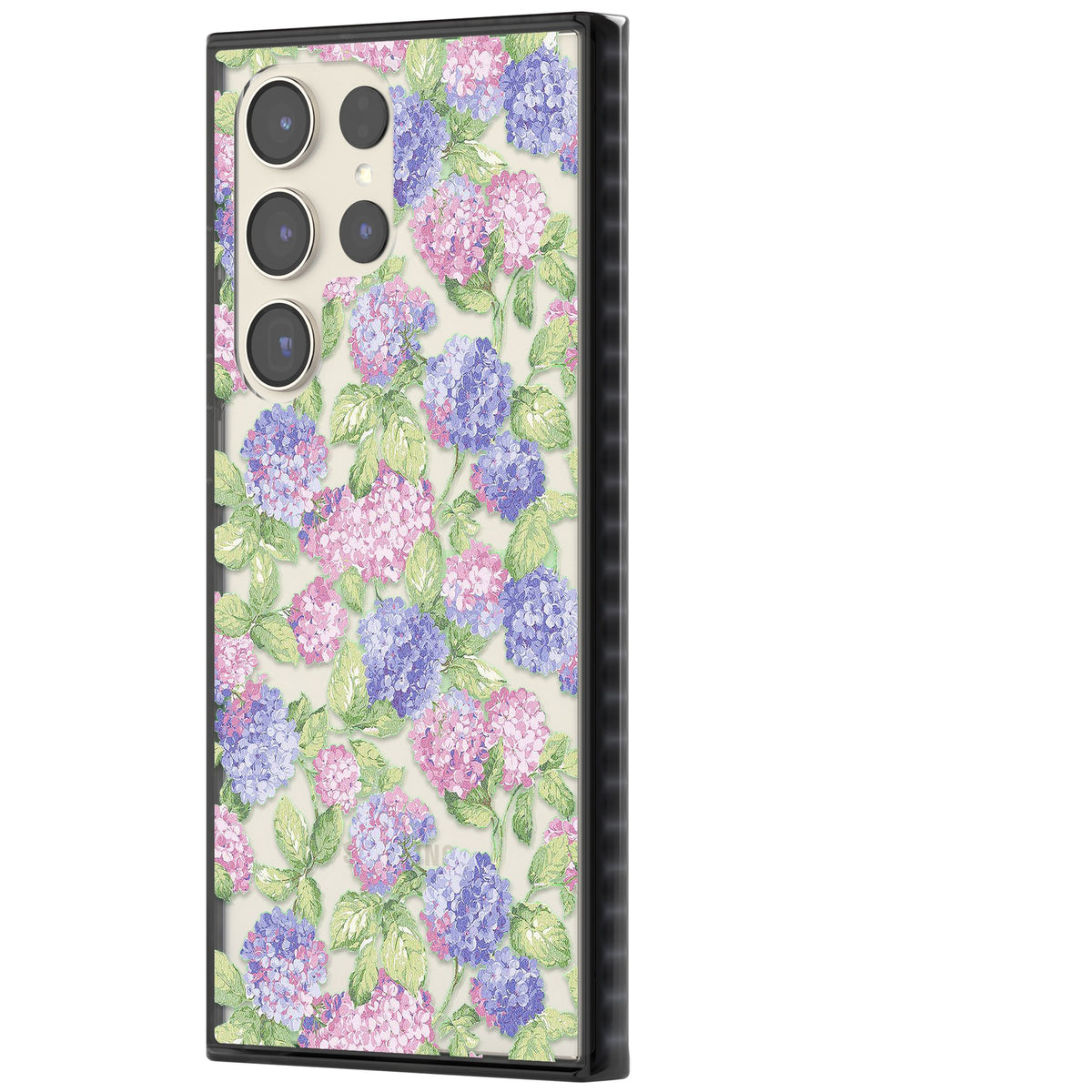 Cottage Hydrangea Samsung S22 Ultra / Samsung S23 Ultra / Samsung S24 Ultra Impact Black Phone Case side