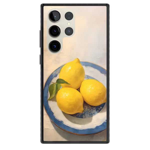 Lemons on Porcelain