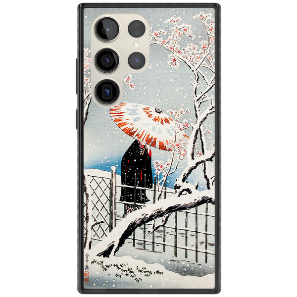 Plum Tree In Snow By Hiroaki Takahashi